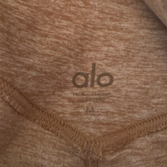 ALO Alosoft Caramel Set High Waisted Lounge Legging  and Lavish Bra - Picture 7 of 7